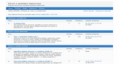 Desktop Screenshot of forum.cs-servisyelektroniky.com