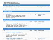 Tablet Screenshot of forum.cs-servisyelektroniky.com